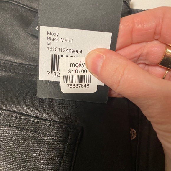 BNWT Dr. Denim faux leather pants size medium (27-29) - Picture 4 of 7